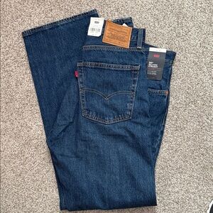 Levi's Men's Dark Blue Relaxed Jeans